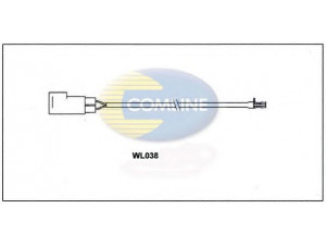 COMLINE WL038 įspėjimo kontaktas, stabdžių trinkelių susidėvėjimas 
 Stabdžių sistema -> Susidėvėjimo indikatorius, stabdžių trinkelės