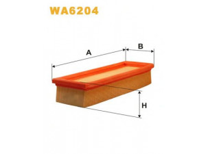 WIX FILTERS WA6204 oro filtras 
 Techninės priežiūros dalys -> Techninės priežiūros intervalai
377, 71736142, 7554755, 7564846