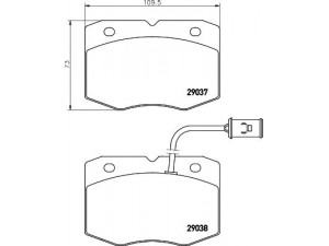 HELLA PAGID 8DB 355 005-491 stabdžių trinkelių rinkinys, diskinis stabdys 
 Techninės priežiūros dalys -> Papildomas remontas
1906038, 1906158, 1906428