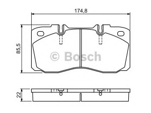 BOSCH 0 986 494 257 stabdžių trinkelių rinkinys, diskinis stabdys 
 Techninės priežiūros dalys -> Papildomas remontas
1 906 416, 42555669