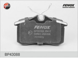 FENOX BP43088 stabdžių trinkelių rinkinys, diskinis stabdys 
 Techninės priežiūros dalys -> Papildomas remontas
191698451A, 1H0698451, 1H0698451A