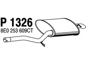 FENNO P1326 galinis duslintuvas 
 Išmetimo sistema -> Duslintuvas
8E0253609CT