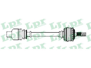 LPR DS52216 kardaninis velenas 
 Ratų pavara -> Kardaninis velenas
6001548660, 6001548661, 7711497480