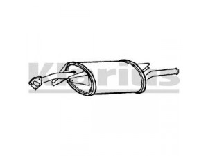 KLARIUS 220422 galinis duslintuvas 
 Išmetimo sistema -> Duslintuvas
MB127029, MR127029
