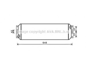 AVA QUALITY COOLING MN3063 alyvos aušintuvas, variklio alyva
81325606062, 81325606069