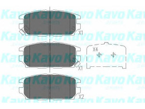 KAVO PARTS KBP-5511 stabdžių trinkelių rinkinys, diskinis stabdys 
 Techninės priežiūros dalys -> Papildomas remontas
4605A237, AY060MT002, MB857610