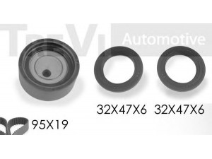 TREVI AUTOMOTIVE KD1440S paskirstymo diržo komplektas 
 Techninės priežiūros dalys -> Papildomas remontas