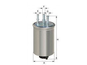 UNIFLUX FILTERS XN335 kuro filtras 
 Techninės priežiūros dalys -> Papildomas remontas
77 01 070 062, 77 01 070 063, 77 01 478 546