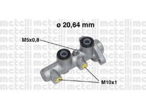 METELLI 05-0514 pagrindinis cilindras, stabdžiai 
 Stabdžių sistema -> Pagrindinis stabdžių cilindras
94566232, 426696, 96316435
