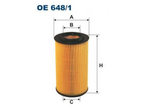 FILTRON OE648/1 alyvos filtras 
 Techninės priežiūros dalys -> Techninės priežiūros intervalai
5650319, 90540460, 90570368, 4772166