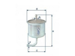 UNIFLUX FILTERS XB56 kuro filtras 
 Techninės priežiūros dalys -> Papildomas remontas
74207-2040, 742072040, FF-033, FF033