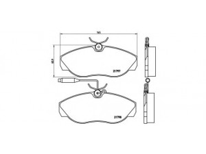 BREMBO P 23 068 stabdžių trinkelių rinkinys, diskinis stabdys 
 Techninės priežiūros dalys -> Papildomas remontas
425116, 425117, 425451, E172031