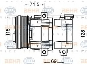 HELLA 8FK 351 334-011 kompresorius, oro kondicionierius 
 Oro kondicionavimas -> Kompresorius/dalys
4R3Z19V703AA, 5U2J19F577AAA, F8FH19D629AMS