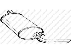 BOSAL 200-399 galinis duslintuvas 
 Išmetimo sistema -> Duslintuvas
77.00.794.791, 77.00.794.792