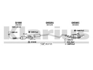 KLARIUS 391230U išmetimo sistema 
 Išmetimo sistema -> Išmetimo sistema, visa