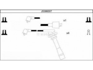 NIPPARTS J5386007 uždegimo laido komplektas 
 Kibirkšties / kaitinamasis uždegimas -> Uždegimo laidai/jungtys
19901-87186, 19901-87196