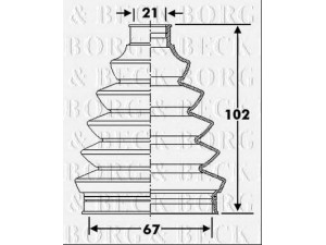 BORG & BECK BCB6277 gofruotoji membrana, kardaninis velenas 
 Ratų pavara -> Gofruotoji membrana
6E0498203, 4705280