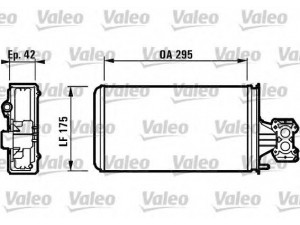 VALEO 812132 šilumokaitis, salono šildymas 
 Šildymas / vėdinimas -> Šilumokaitis
98418409, 7701201683