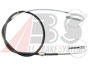 A.B.S. K12786 trosas, stovėjimo stabdys 
 Stabdžių sistema -> Valdymo svirtys/trosai
6X0.609.721E, 6X0.609.721D, 6X0.609.721E