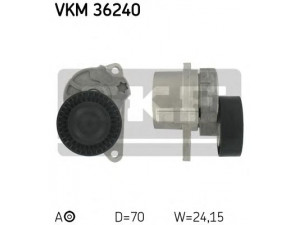 SKF VKM 36240 įtempiklio skriemulys, V formos rumbuotas diržas 
 Diržinė pavara -> V formos rumbuotas diržas/komplektas -> Įtempiklio skriemulys
30637141, 30757057, 31251250, 9497331