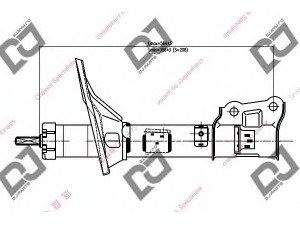 DJ PARTS DS1285GS amortizatorius 
 Pakaba -> Amortizatorius
5535117500