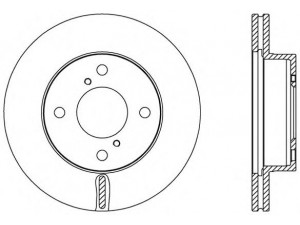OPEN PARTS BDA2586.20 stabdžių diskas 
 Stabdžių sistema -> Diskinis stabdys -> Stabdžių diskas
402064A00G, 55311M68K10