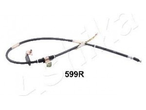 ASHIKA 131-05-599R trosas, stovėjimo stabdys 
 Stabdžių sistema -> Valdymo svirtys/trosai
MB520893