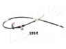 ASHIKA 131-05-599R trosas, stovėjimo stabdys 
 Stabdžių sistema -> Valdymo svirtys/trosai
MB520893