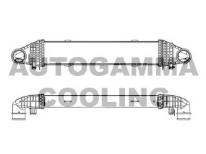 AUTOGAMMA 105634 tarpinis suslėgto oro aušintuvas, kompresorius 
 Variklis -> Oro tiekimas -> Įkrovos agregatas (turbo/superįkrova) -> Tarpinis suslėgto oro aušintuvas
2045000300