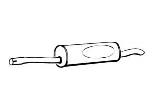 WALKER 09186 galinis duslintuvas 
 Išmetimo sistema -> Duslintuvas
18121177113