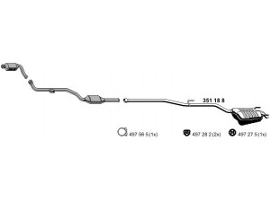 ERNST 040349 išmetimo sistema 
 Išmetimo sistema -> Išmetimo sistema, visa