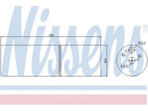 NISSENS 95231 džiovintuvas, oro kondicionierius 
 Oro kondicionavimas -> Džiovintuvas
220 830 00 83, 970 030 02 83, 970 830 02 83