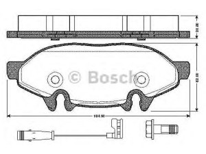 BOSCH 0 986 TB2 882 stabdžių trinkelių rinkinys, diskinis stabdys 
 Techninės priežiūros dalys -> Papildomas remontas
000 421 61 10, 001 421 09 10, 003 420 78 20