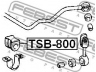 FEBEST TSB-800 skersinio stabilizatoriaus įvorių komplektas 
 Ašies montavimas/vairavimo mechanizmas/ratai -> Stabilizatorius/fiksatoriai -> Sklendės
48815-26200