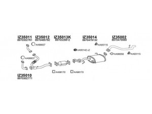 VENEPORTE 350005 išmetimo sistema