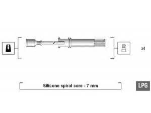 MAGNETI MARELLI 941045280515 uždegimo laido komplektas 
 Kibirkšties / kaitinamasis uždegimas -> Uždegimo laidai/jungtys
