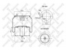 STELLOX 84-00141-SX dėklas, pneumatinė pakaba
1075291, 1076075, 1076076, 20554756