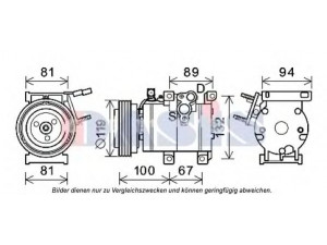AKS DASIS 852735N kompresorius, oro kondicionierius 
 Oro kondicionavimas -> Kompresorius/dalys
977012B400, 977012B450