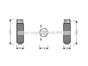 AVA QUALITY COOLING SCD014 džiovintuvas, oro kondicionierius
1337496, 1516767