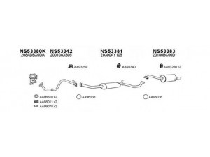 VENEPORTE 530091 išmetimo sistema 
 Išmetimo sistema -> Išmetimo sistema, visa