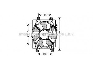 AVA QUALITY COOLING HY7523 ventiliatorius, radiatoriaus 
 Aušinimo sistema -> Oro aušinimas
9773025100, 9773525100, 9773725000
