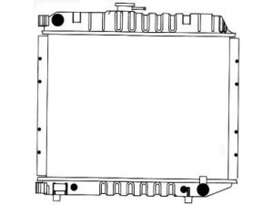 SAKURA  Automotive 1311-0203 radiatorius, variklio aušinimas