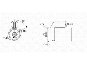 MAGNETI MARELLI 943241005010 starteris 
 Elektros įranga -> Starterio sistema -> Starteris
31200PH3003, 31200PH3003ES, 31200PH3006