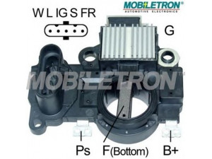 MOBILETRON VR-H2009-183B reguliatorius, kintamosios srovės generatorius
565, 610, 675