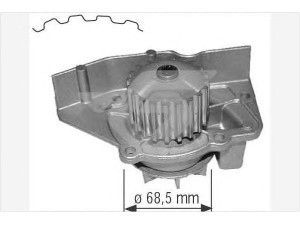 HUTCHINSON WP0026V vandens siurblys
1201-93, 1201-A1, 9566950080, 9566950080