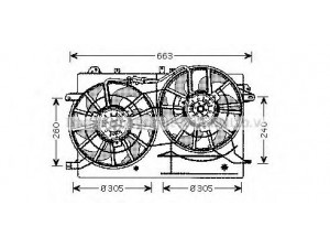 AVA QUALITY COOLING SB7503 ventiliatorius, radiatoriaus 
 Aušinimo sistema -> Oro aušinimas
12765409, 4576344, 4576351, 4576443