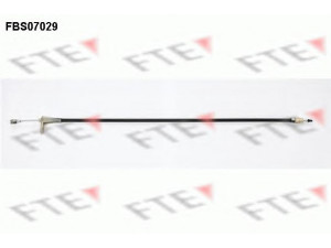 FTE FBS07029 trosas, stovėjimo stabdys 
 Stabdžių sistema -> Valdymo svirtys/trosai
203 420 03 85