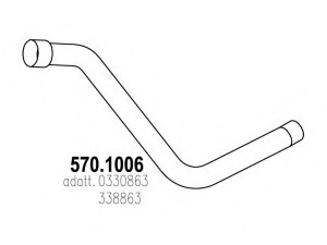 ASSO 570.1006 išleidimo kolektorius
330863, 338863