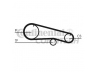 CONTITECH CT668 paskirstymo diržas 
 Techninės priežiūros dalys -> Papildomas remontas
16806V0700, 16806V0710, 16806V0711