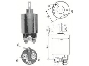 MAGNETI MARELLI 940113050276 solenoidinis jungiklis, starteris
S1362